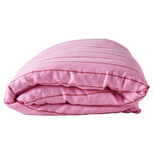 Kip&Co Iced Vovo Stripe Linen Quilt Cover